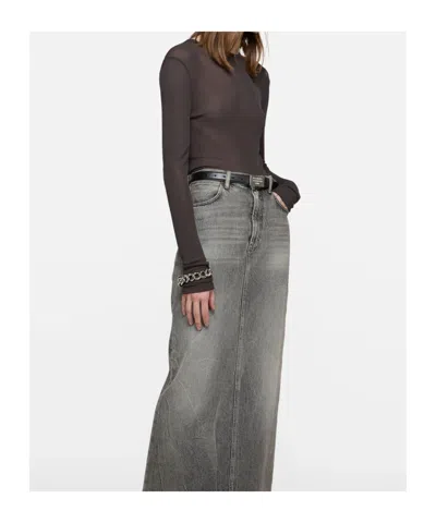 Acne Studios Long-sleeve Top In Brown