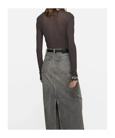 Acne Studios Long-sleeve Top In Brown