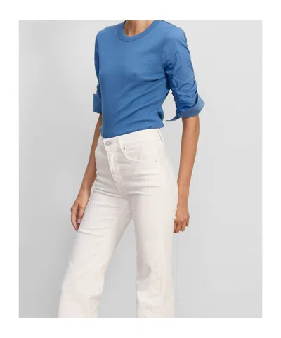 Veronica Beard Crew Neck T-shirt In Blue