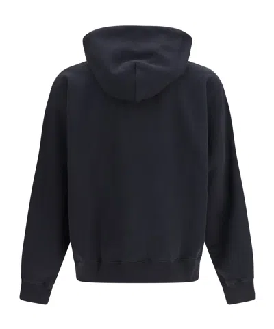 Off-white Small Arrow Logo Hoodie In Black Cotton