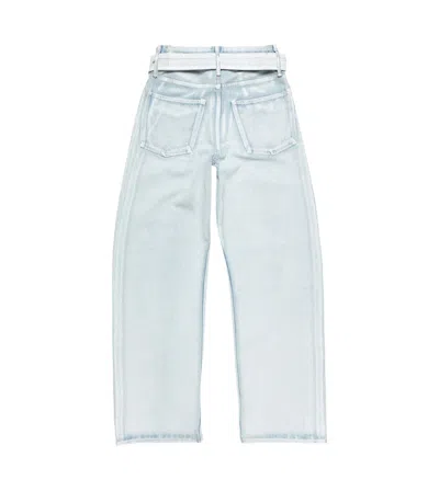 Acne Studios Belt Loop Jeans In Blue