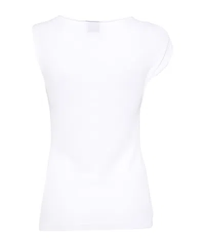 Alysi Asymmetrical T-shirt In White