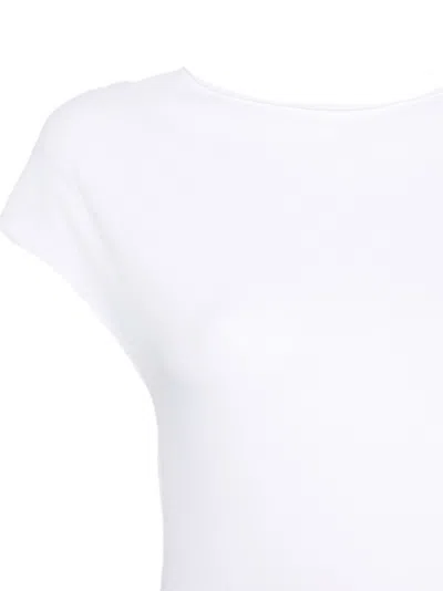 Alysi Asymmetrical T-shirt In White
