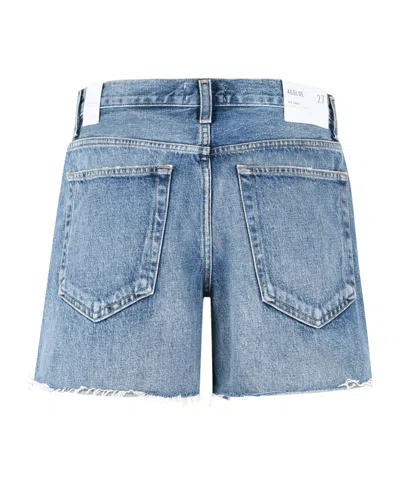 Agolde Parker Long Short In Blue