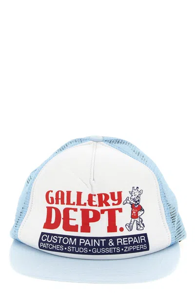 Gallery Dept. Light Blue Graphic Baseball Hat In Blue