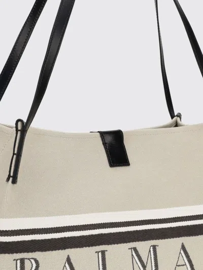 Balmain Shoulder Bag In Neutral