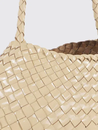 Dragon Diffusion Woven-leather Shoulder Bag In Neutral