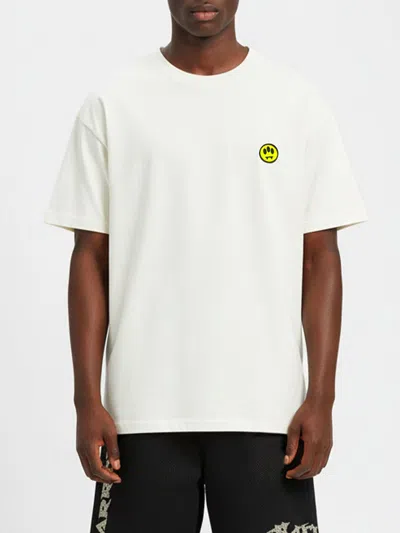 Barrow Logo Print Loose T-shirt In White