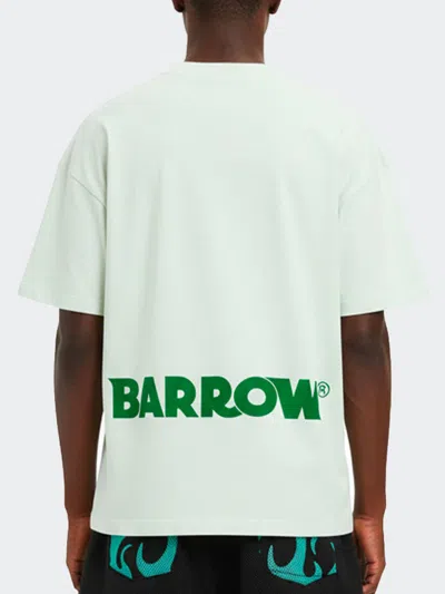 Barrow Logo Print Loose T-shirt In White