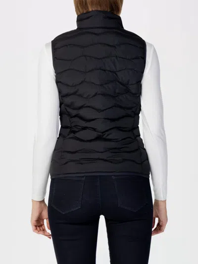 Ea7 Logo Down Vest In Black