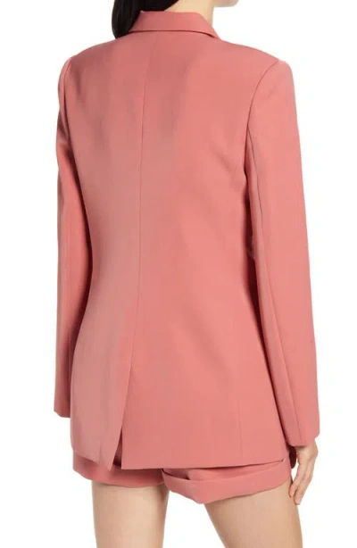 Endless Rose Tailored Single Button Blazer In Pink