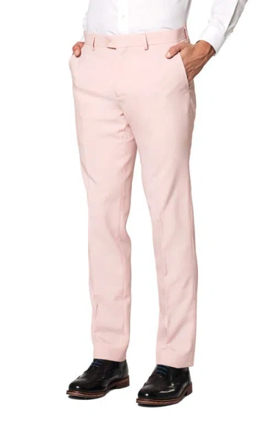 Opposuits Lush Blush Solid Two-piece Suit With Tie In Pink