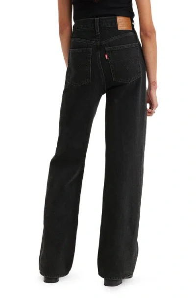 Levi's Ribcage High Waist Wide Leg Jeans In Rosie Posie
