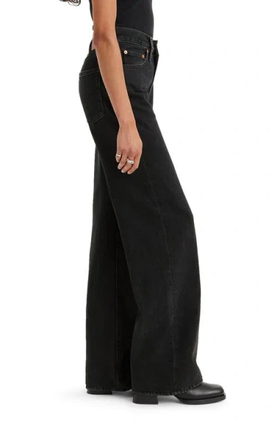 Levi's Ribcage High Waist Wide Leg Jeans In Rosie Posie