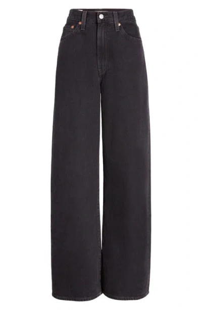 Levi's Ribcage High Waist Wide Leg Jeans In Rosie Posie