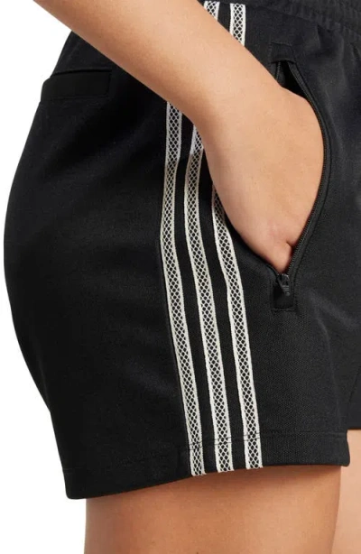 Adidas Originals Firebird Recycled Polyester Shorts In Black