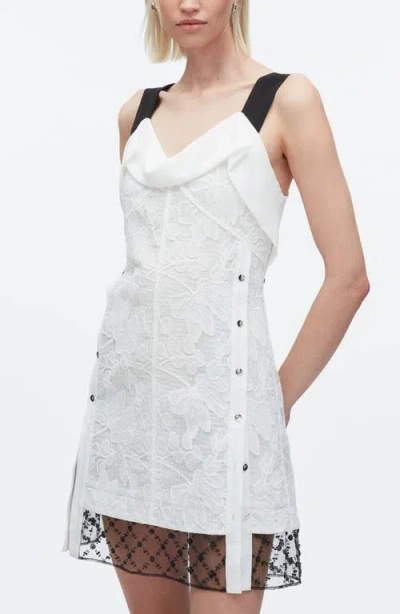 3.1 Phillip Lim Sleeveless Corded Lace Minidress In White