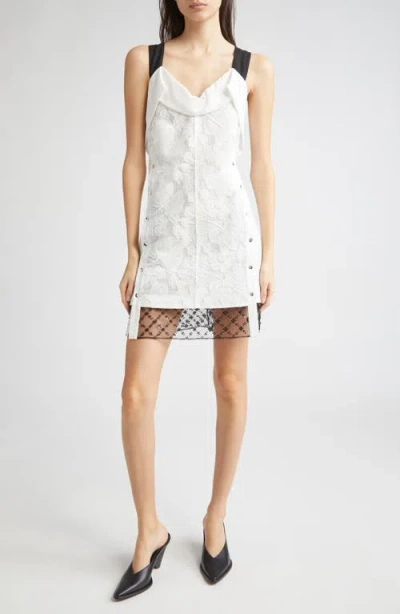 3.1 Phillip Lim Sleeveless Corded Lace Minidress In White