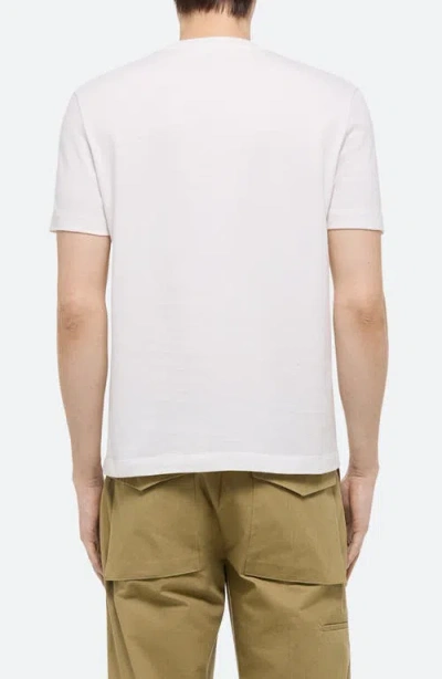 Helmut Lang Embossed Logo T-shirt In White