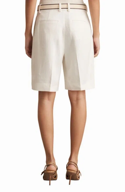 Reiss Devon Bermuda Shorts In White