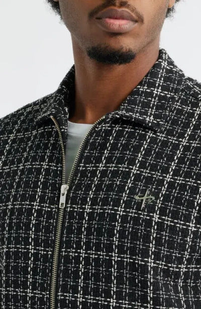 Santo Studio Uno Tweed Jacket In Black