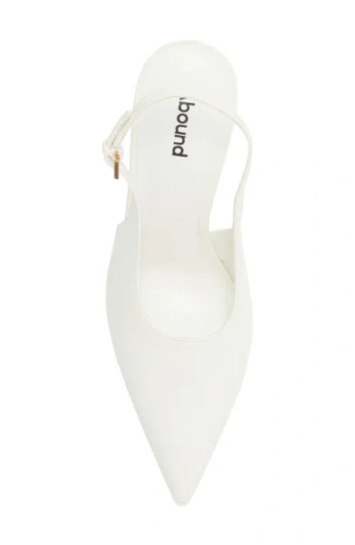 Abound Carmella Slingback Pump In White