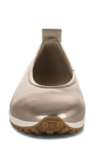 Naturalizer Wide Width Carla Sport Ballet Flat In Silver