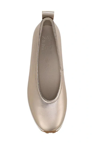 Naturalizer Wide Width Carla Sport Ballet Flat In Silver