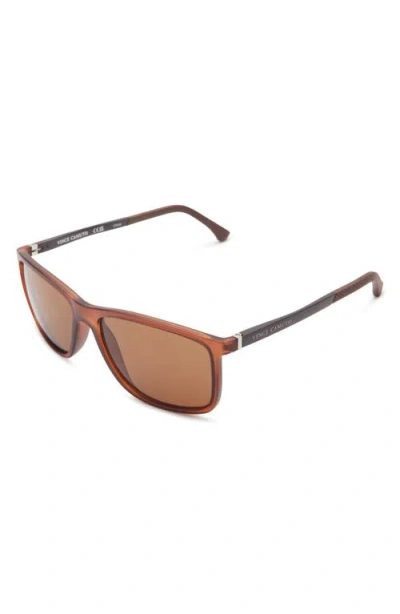 Vince Camuto Rectangular Sunglasses In Brown