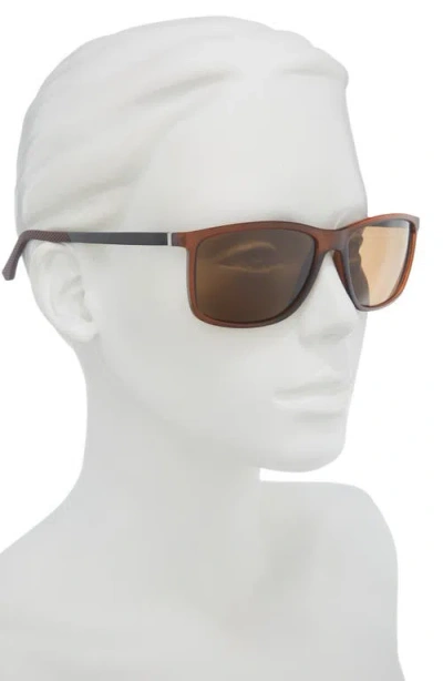 Vince Camuto Rectangular Sunglasses In Brown
