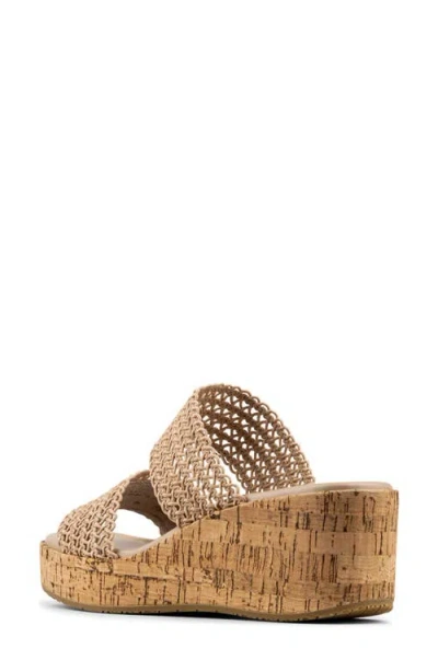 Donald Pliner Platform Wedge Sandal In Multi