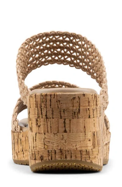 Donald Pliner Platform Wedge Sandal In Multi