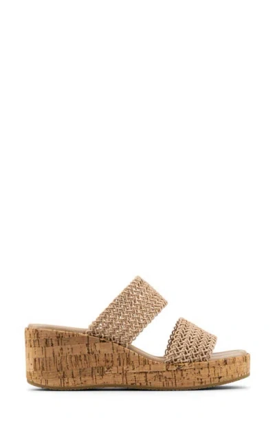 Donald Pliner Platform Wedge Sandal In Multi