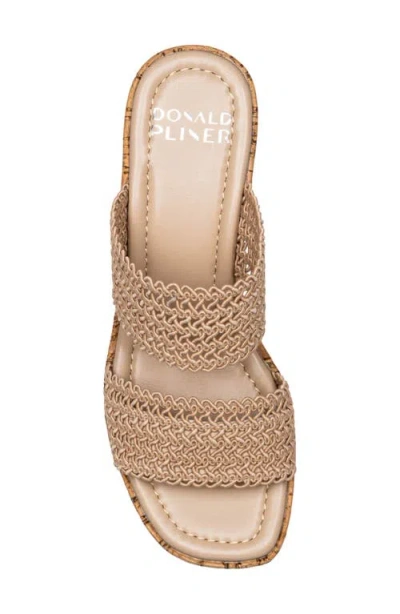 Donald Pliner Platform Wedge Sandal In Multi