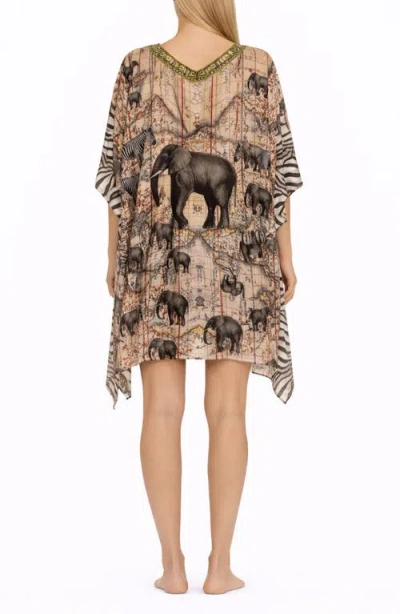 Ranee's Ranees Short Poncho In Multi