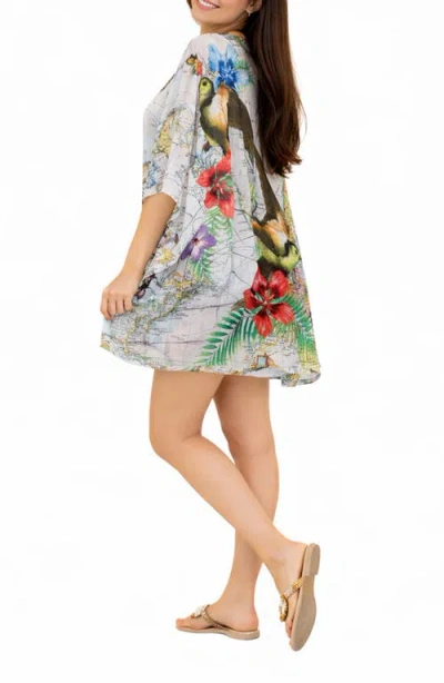 Ranee's Ranees Short Poncho In White