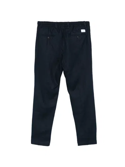 Manuel Ritz Elasticated Trousers In Blue