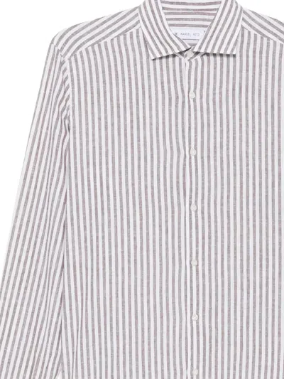 Manuel Ritz Striped Shirt In Multi