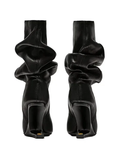 Balmain No Wedge Ankle Boots In Black