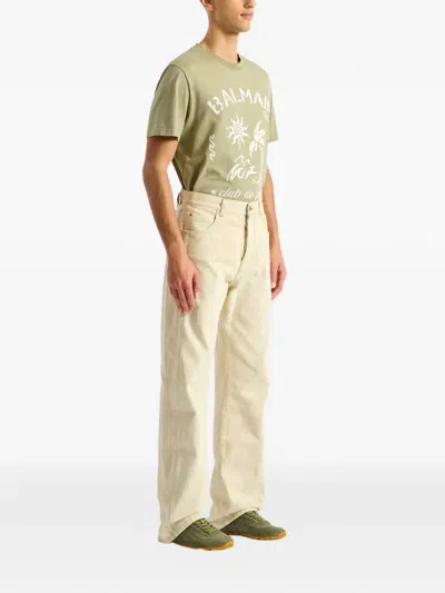 Balmain Five-pocket Jeans In Multi