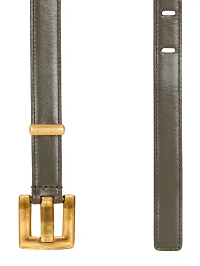 Balmain Leather Belt In Black