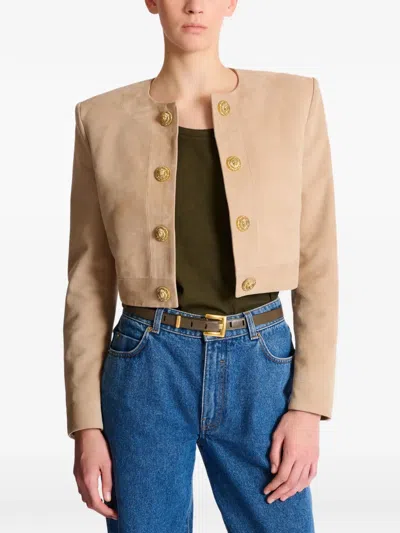 Balmain Leather Belt In Black