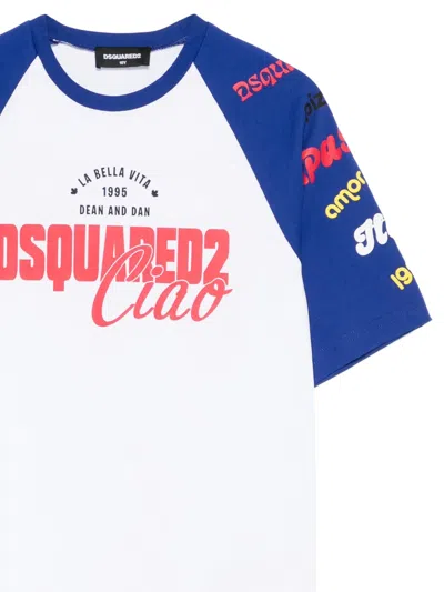 Dsquared2 Logo-print T-shirt In Multi