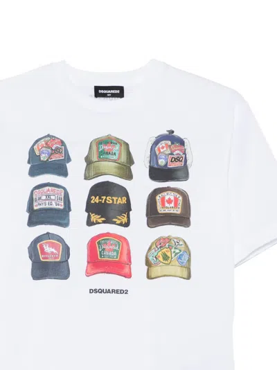 Dsquared2 Graphic-print T-shirt In White