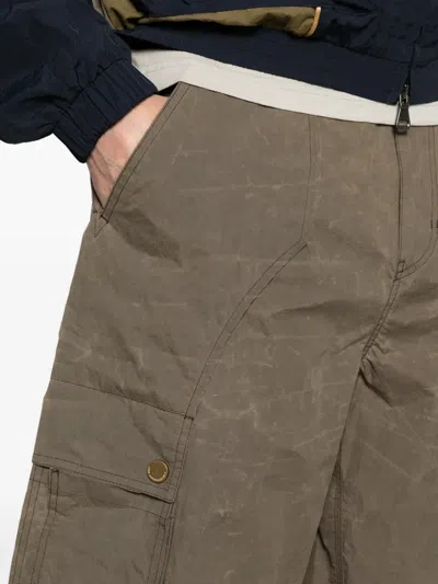 Andersson Bell Carpenter Cargo Shorts In Brown