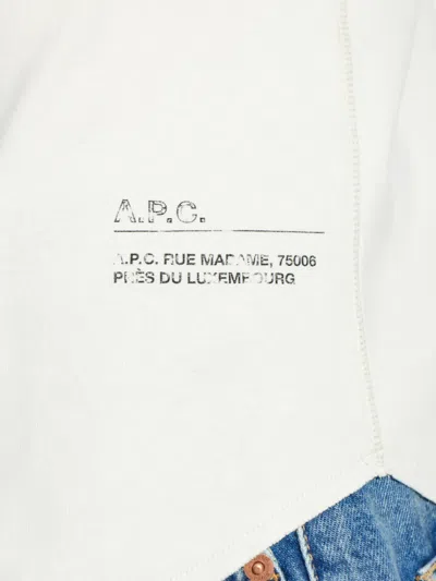 A.p.c. Raglan Long Sleeve T-shirt In Multi