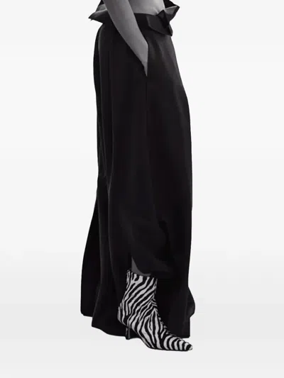Studio Amelia Petra Zebra-print Ankle Boots In White