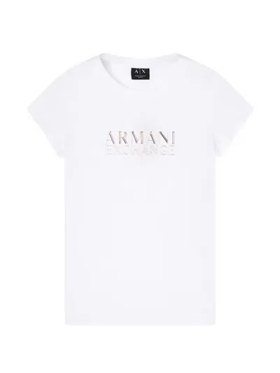 Armani Exchange Logo T-shirt In White