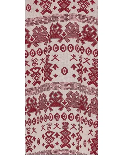 Devotion Patterned Belted Jacket In Multi