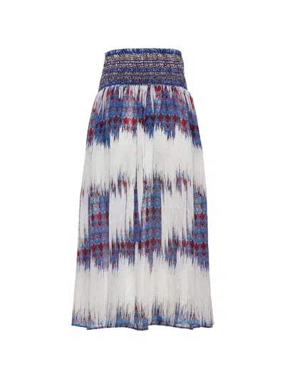 Devotion Patterned Skirt In Multi